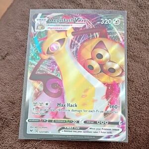 Pokemon Aegislash VMAX Card - Yellow and Purple